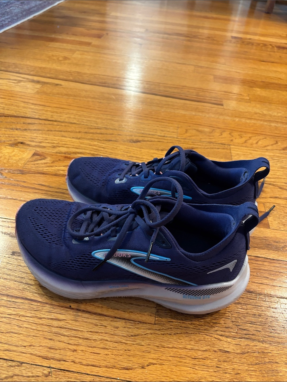 Brooks Men’s Navy and Light Blue Running Shoes